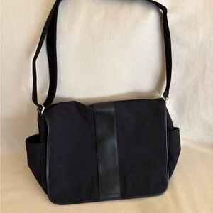 Coach Black Messenger Bag with Adjustable Strap